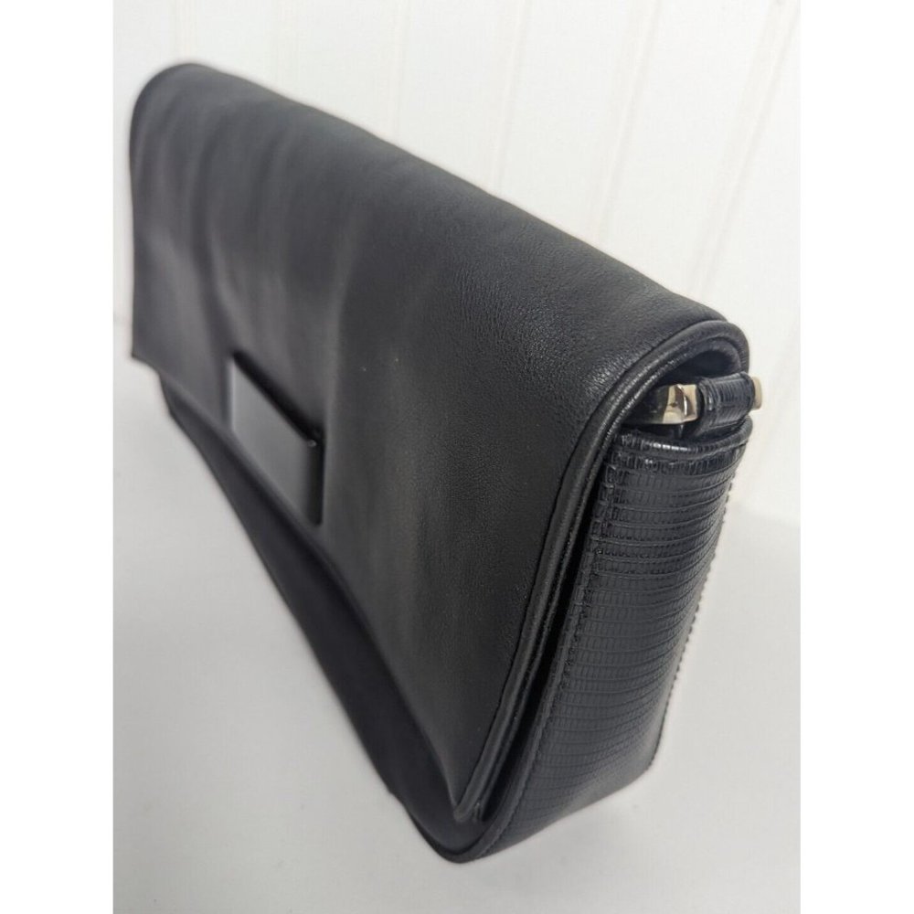 Vintage Mondani‎ New York Chic Shoulder Bag Black Medium Size Simulated Leather